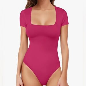 Pink Short Sleeve Bodysuit